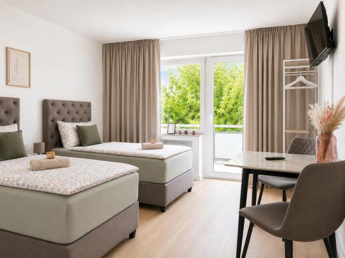 Loft22 und Loft33 - Balkon, parken, MoviePark, CentrO, ruhige Lage
