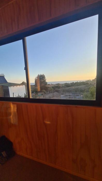 Cabaña vista al mar