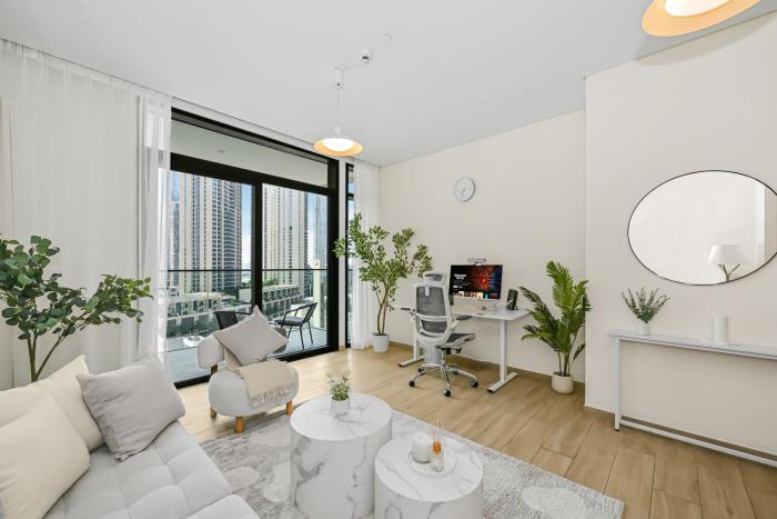 Dedicated Workspace, PS5, 1BR Creek Harbour