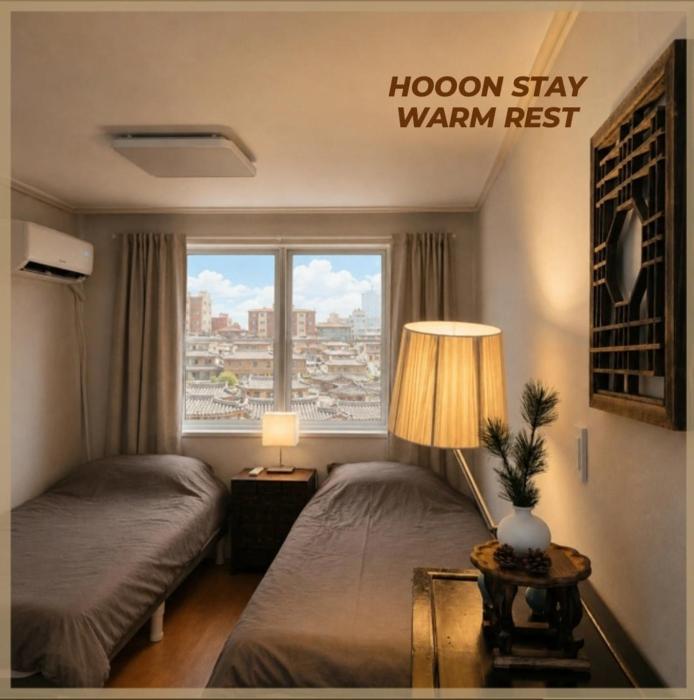 1Newly Opened, Prime Bukchon Location, Hanok Village View, 56 sqm, 8 Min to Anguk Station, Sleeps up to 6