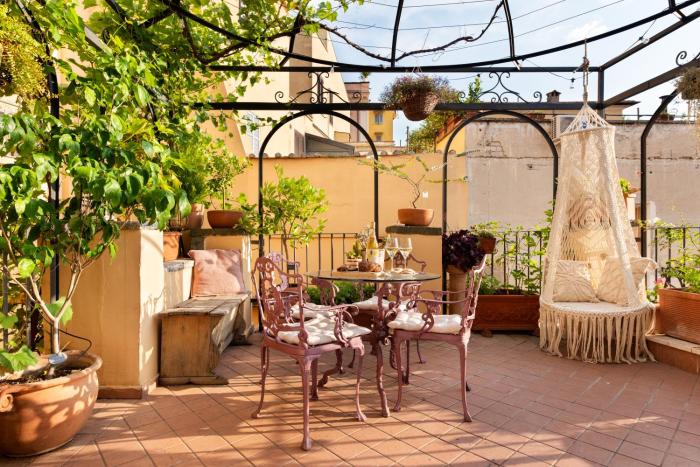 Appartamento con terrazza La Voliera di Bacco