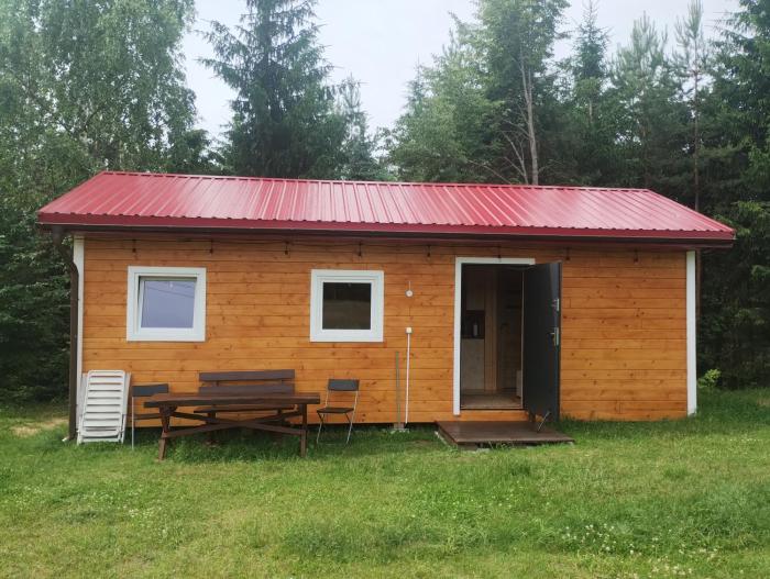 Stacja Hańcza - domek z kominkiem oraz sauna wolnostojąca