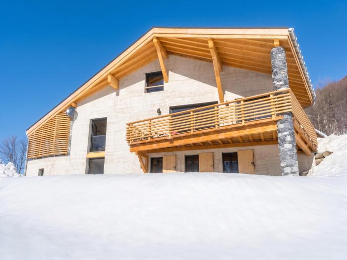 Chalet chaleureux montagne, Valmeinier, vue imprenable + 180 m²