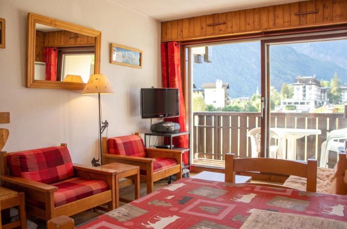 Appartement confortable à Chamonix-Mont-Blanc avec balcon