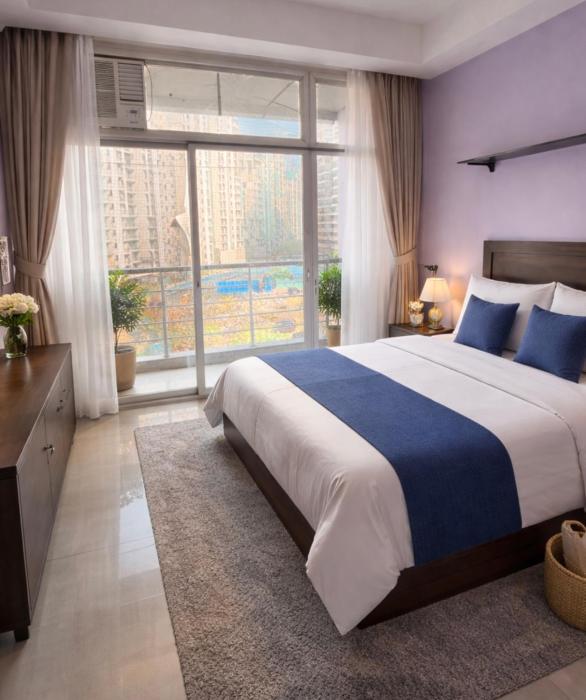 Couple friendly private apartment with balcony view