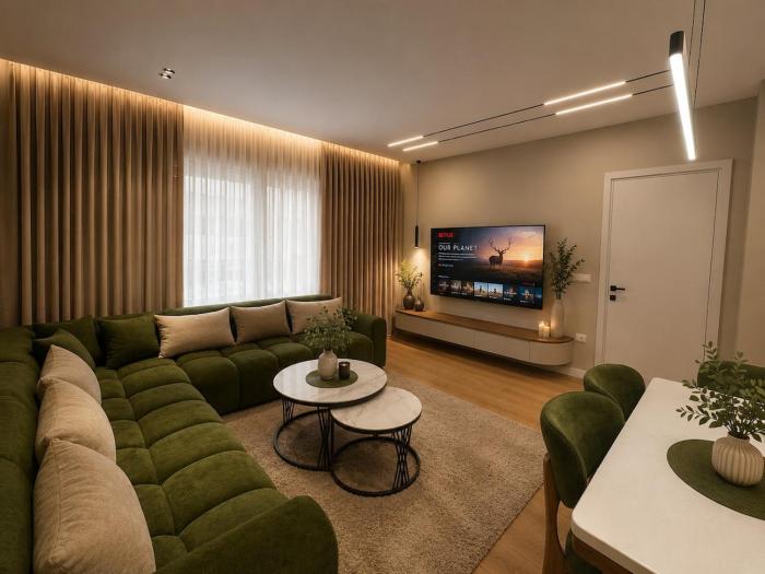 New Modern Apt at Relux - Free Garage