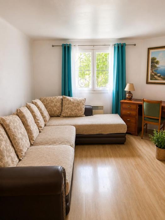 3-room apartment with garden near the sea