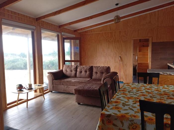 Raulí Cabin, Playa Huicha sector in Ancud-Chiloé