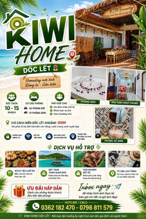 KIWI HOME Làng chài Dốc Lết