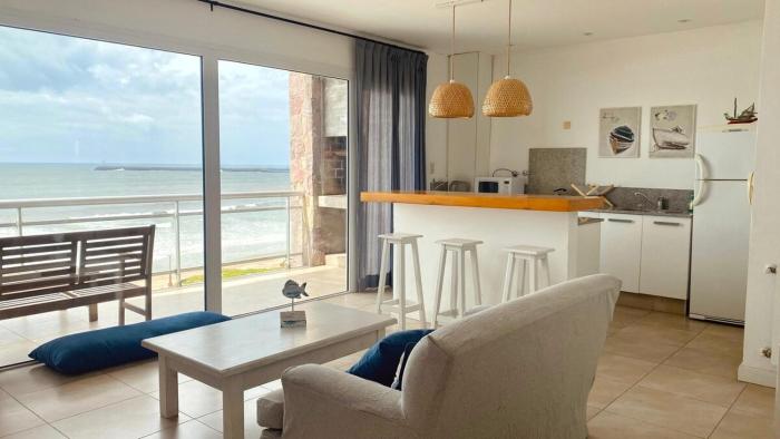 Frente al Mar con Parrilla, Pileta y Gimnasio