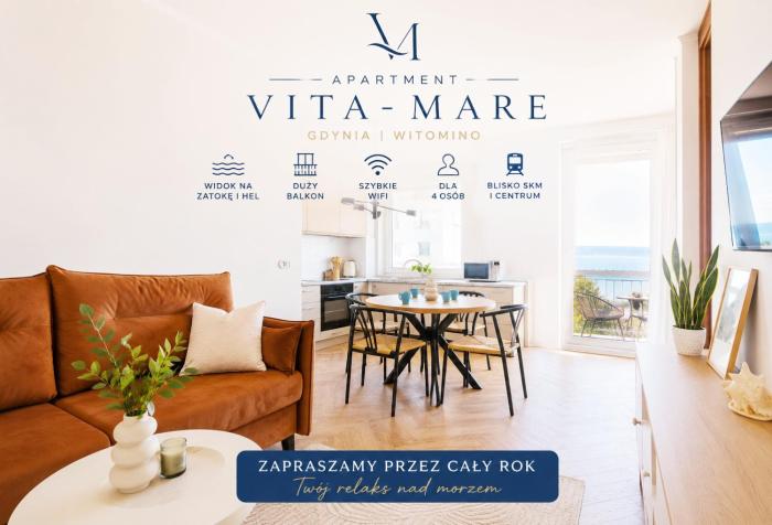 Vita-Mare Apartament z Widokiem na Morze Mieszkanie na Wynajem Gdynia