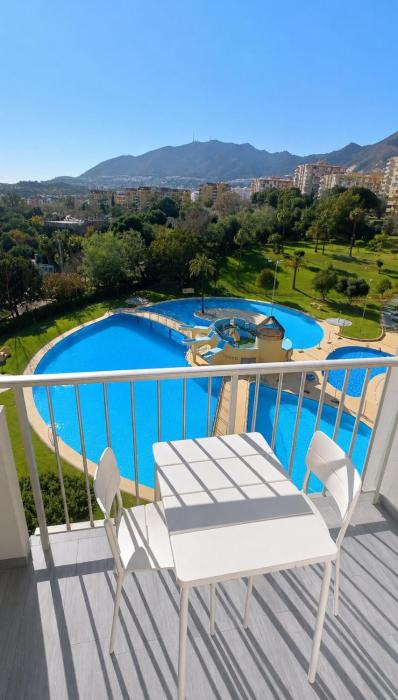 Studio 500m from the beach -year swimming pool