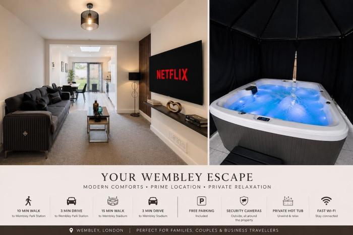 Private Jacuzzi I Free Parking I Walk to Stadium