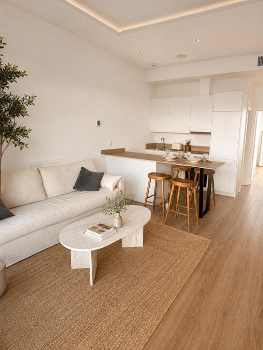 Apartamentos con piscina, terraza y parking