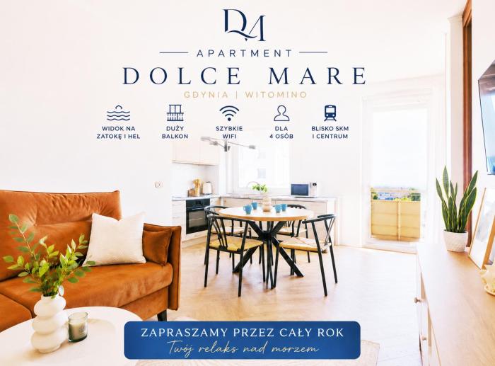 Apartament na Wynajem Dolce Mare Gdynia Mieszkanie z Widokiem na Morze Witomino
