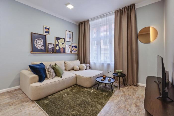 Modern Downtown 2BR Apartment Steps from Wenceslas Square by EasyBNB Premium