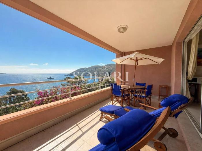 2P avec terrasse piscine et vue mer