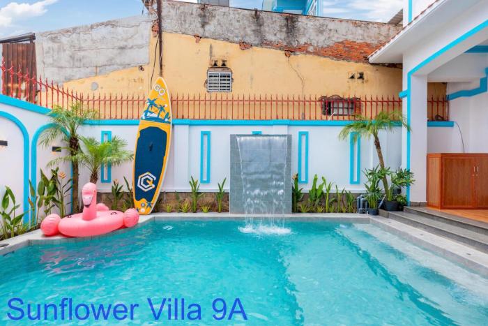Sunflower Villa 9A - Villa Hồ Bơi Vũng Tàu Gần Cột Cờ Bãi Sau - 5 Phòng Ngủ
