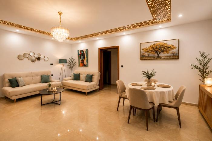 Charming 2-Bedroom Apartment with Garden View Balcony