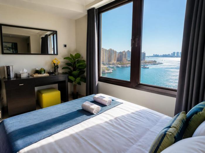 Free Beach Access & 50 percent on Aqua Park at Pearl Marina 1802