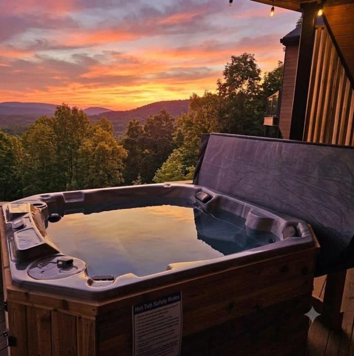 Twilight Timber at Saluda Mountain Retreats