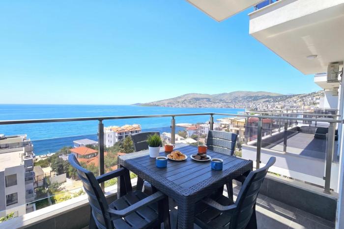 Christine Sunny Corner 004 w Sea View Balcony - Happy Rentals