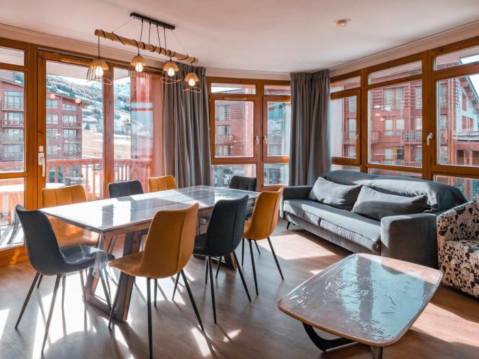 Appartement 3 pièces avec balcon, WIFI, parking et accès piscine, Les Arcs 1800 - FR-1-411-850