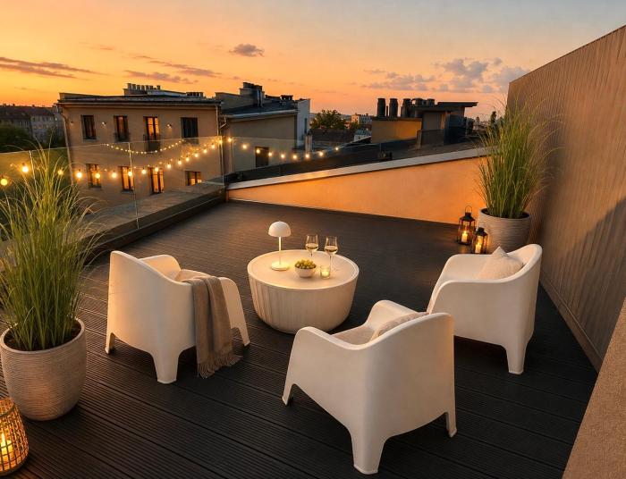 Apartament z Tarasem na dachu