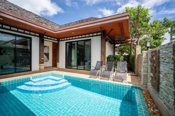 Rawai VIP VIllas 2D14 两卧室精装泳池别墅 步行到拉威海滩3分钟 拉威中心生活便利