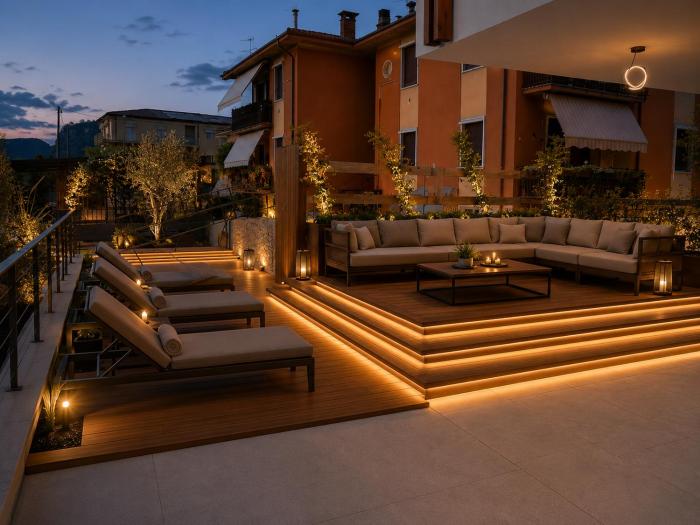 SalvatoreHomes - Casa Jasmina - Ultra Luxury Apartment in the Heart of Bardolino with Dream Garden & Direct Infinity Pool Access