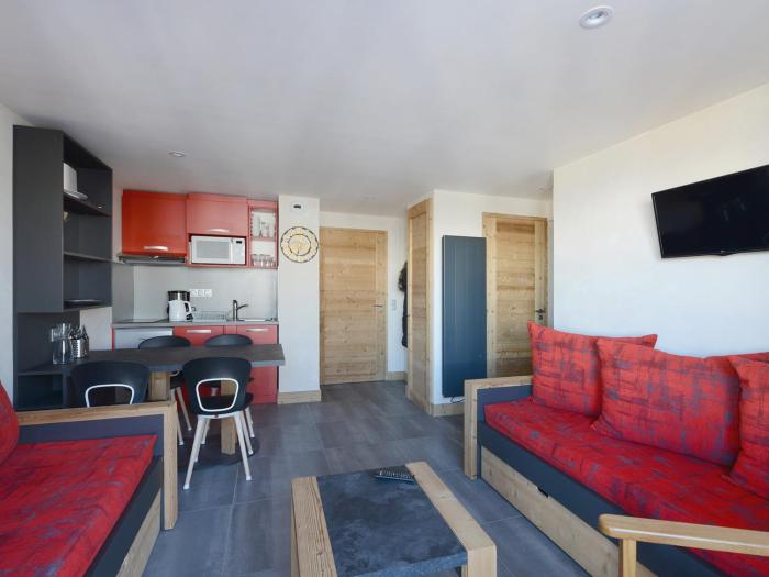 Appartement cosy à La Plagne, accès pistes, animaux admis - FR-1-181-1968