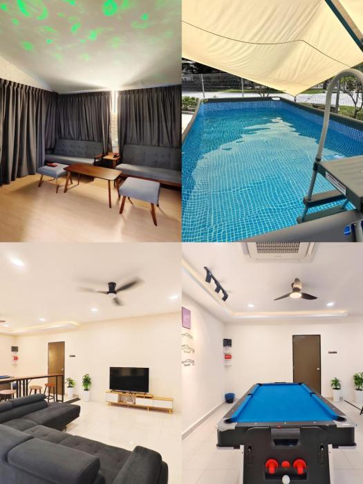 IPOH CANNING GARDEN 6br 17pax KARAOK EV CHARGER POOL SNOOKER