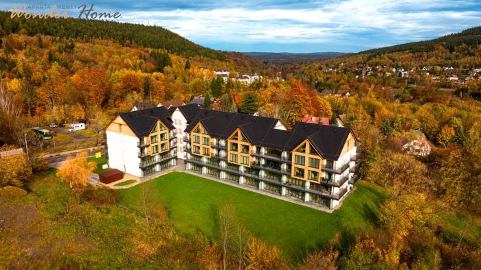 Apartament Biała Magnolia - z balkonem, w centrum, z widokiem na góry