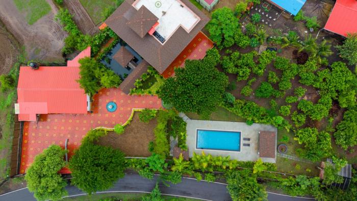 ELIVAAS Signature AARAA VILAS 4-BHK Luxury Pool Villa with Home Theatre, Sports Court & Panoramic Hill Views