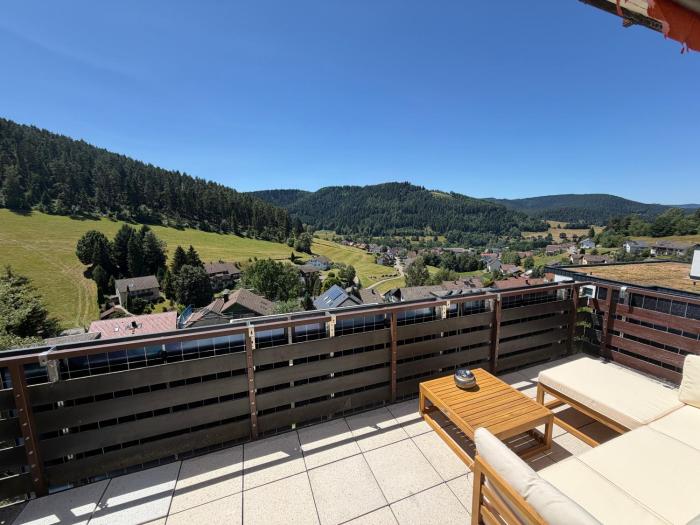 Ferienwohnung mit Pool, Sauna und einem tollen Blick über den Schwarzwald, nahe Freudenstadt