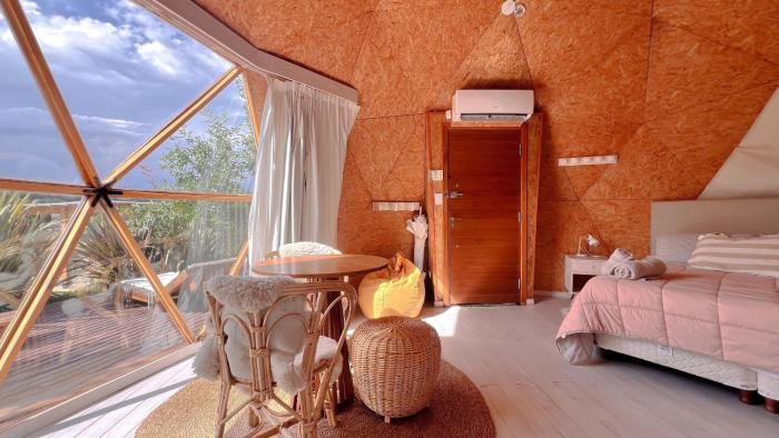 Domo 4 - Glamping para 2 PAX con pile y parrilla en Cruz del Sur, Chapadmalal - Hola Sur
