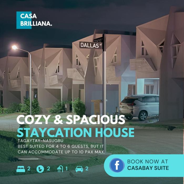 Townhouse Near Caleruega & Tagaytay Free Water Park Access
