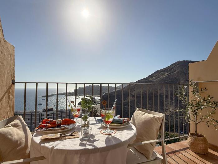 Sunset Balcony & Sea Views in Patalavaca Apt 08