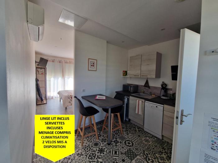 Gîte studio 2 pers Le Coquelicot entre Loire et Sologne