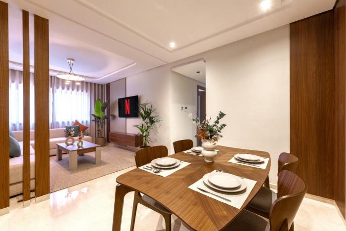 Designer 2 Bedroom Gueliz retreat Pool - Gym - Parking