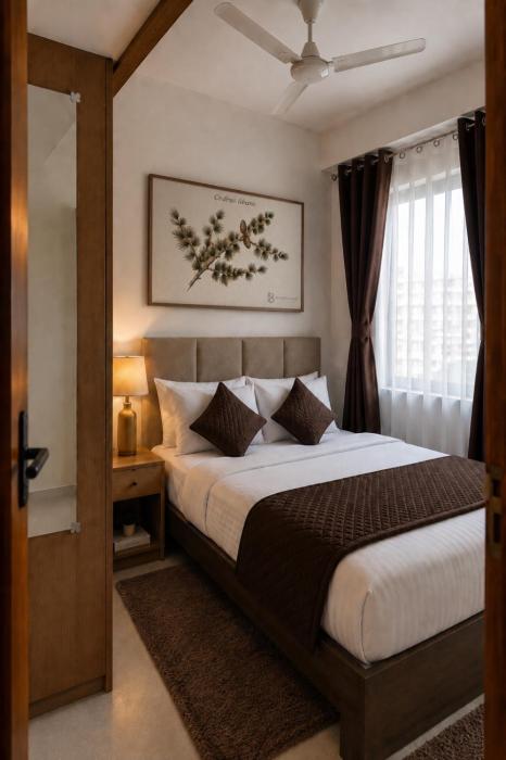 Cedar by Blossom Stays at ITPL Whitefield near Metro Station