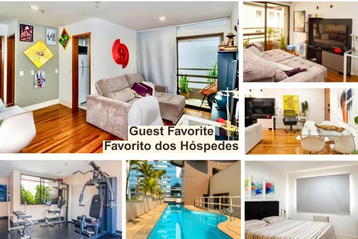 Cozy Ap - Rooftop Pool - Sírio 60m - Paulista Ave 9 min - Valet