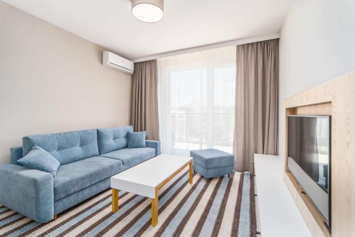 Bel Mare Modern Apartment with Terrace Close to the Beach by Noclegi Renters