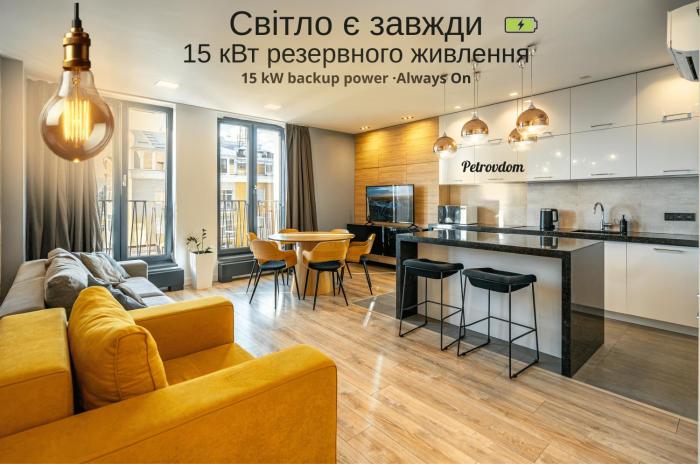 18-199 New York spacious, Antonovycha 74, Kyiv centre, Olimpiiska metro nearby, stunning city view, 15 kW backup power, Petrovdom Apartment