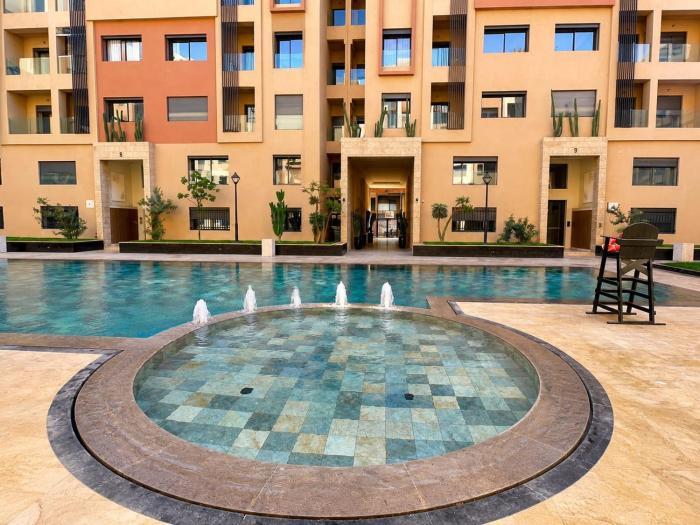 Bright Apartment Terrace and Pool, Fibre Gueliz