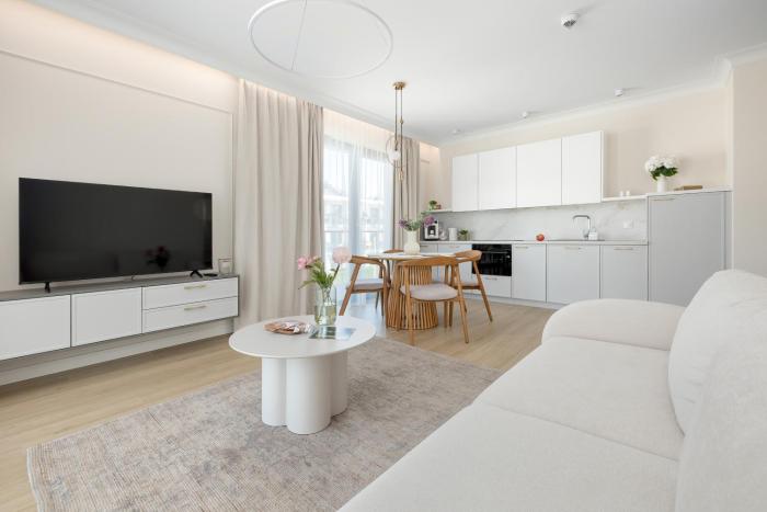 Rezydencja Niechorze D203 IDEALNY przy Plaży, Basen, Sauna i Jacuzzi w budynku - 5D Apartments