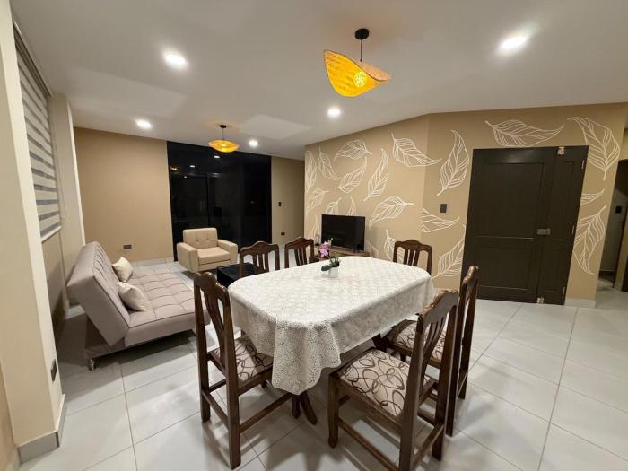 Apartamento moderno nuevo con terraza y lavanderia