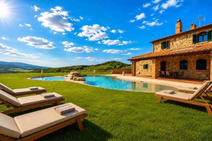 La Casina - Villa Toscana con Piscina Privata e Vista Panoramica - Idromassaggio, Sauna, Palestra, Parcheggio privato interno, Privacy