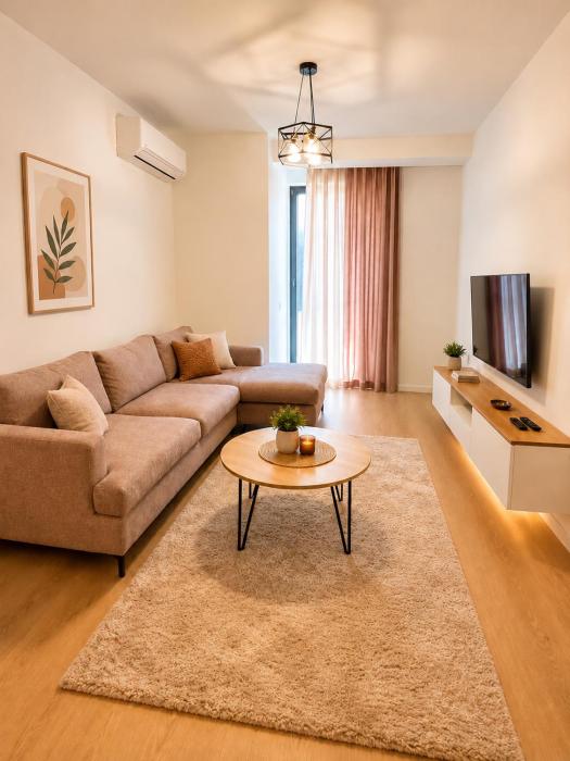 Modern Apartment at Golden Tower City Center w Balcony