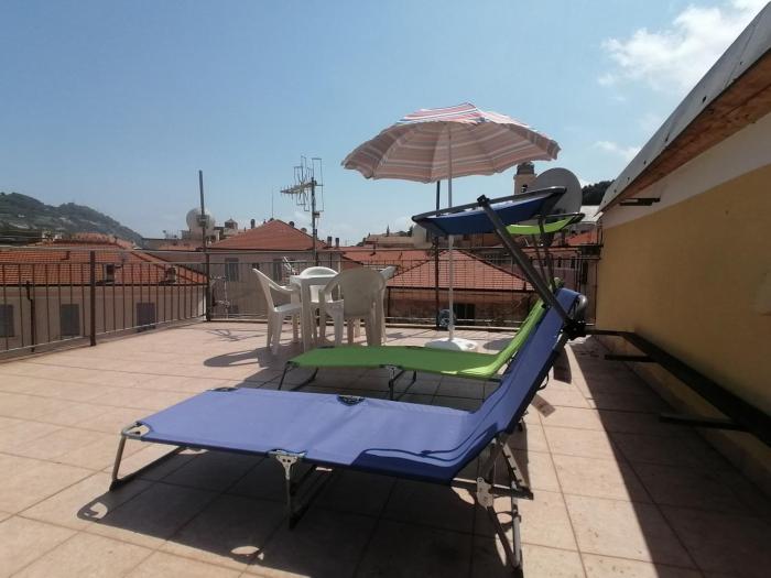 Terrazza sui tetti di Taggia
